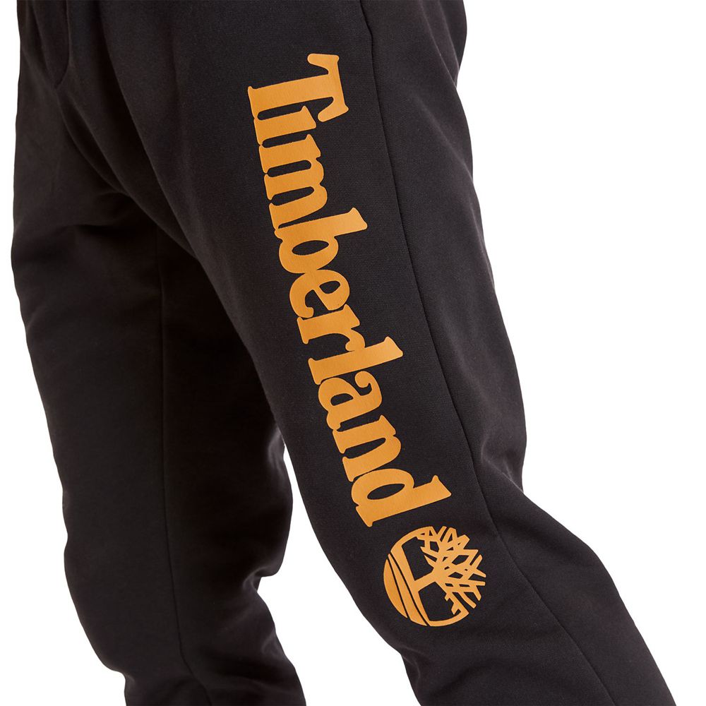 Timberland Mens Pants Jogger Sweat - Black - India OE3659728